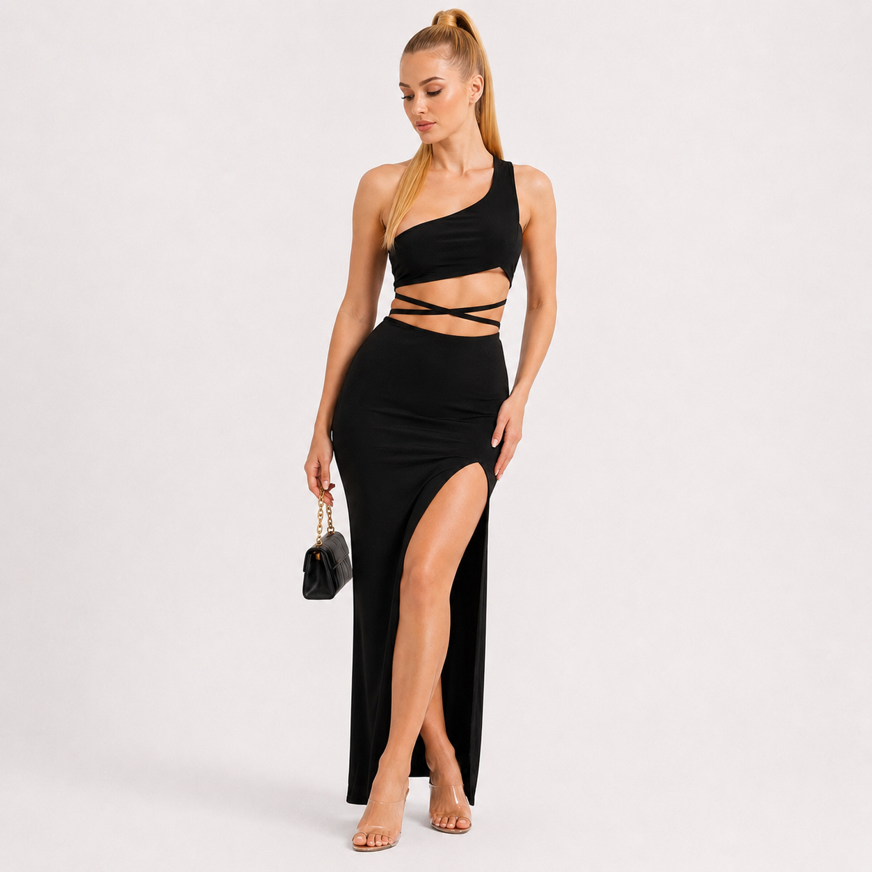 Aurora Slit Dress Set