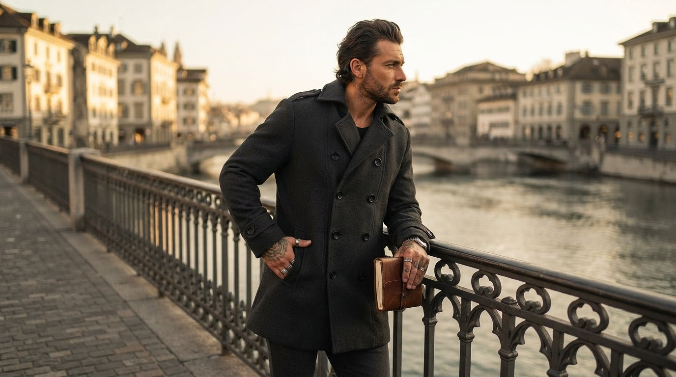Alaric Wool Blend Overcoat
