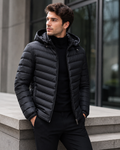 Lightweight Hooded Puffer Jacket