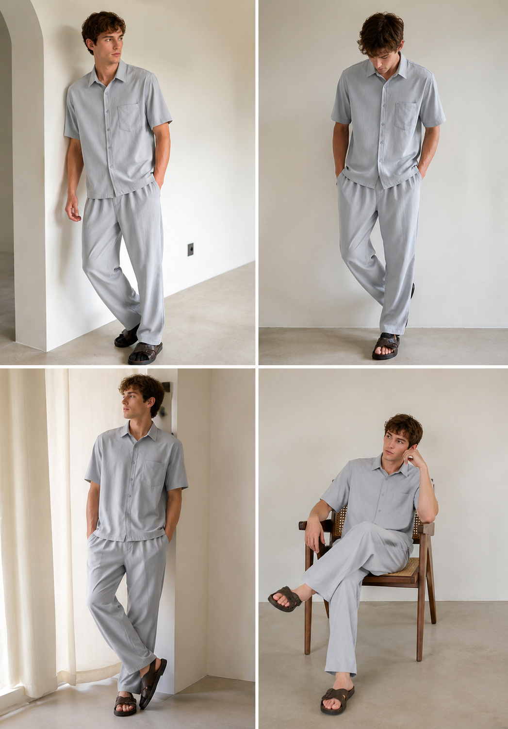 Summer Ice Cotton Suit