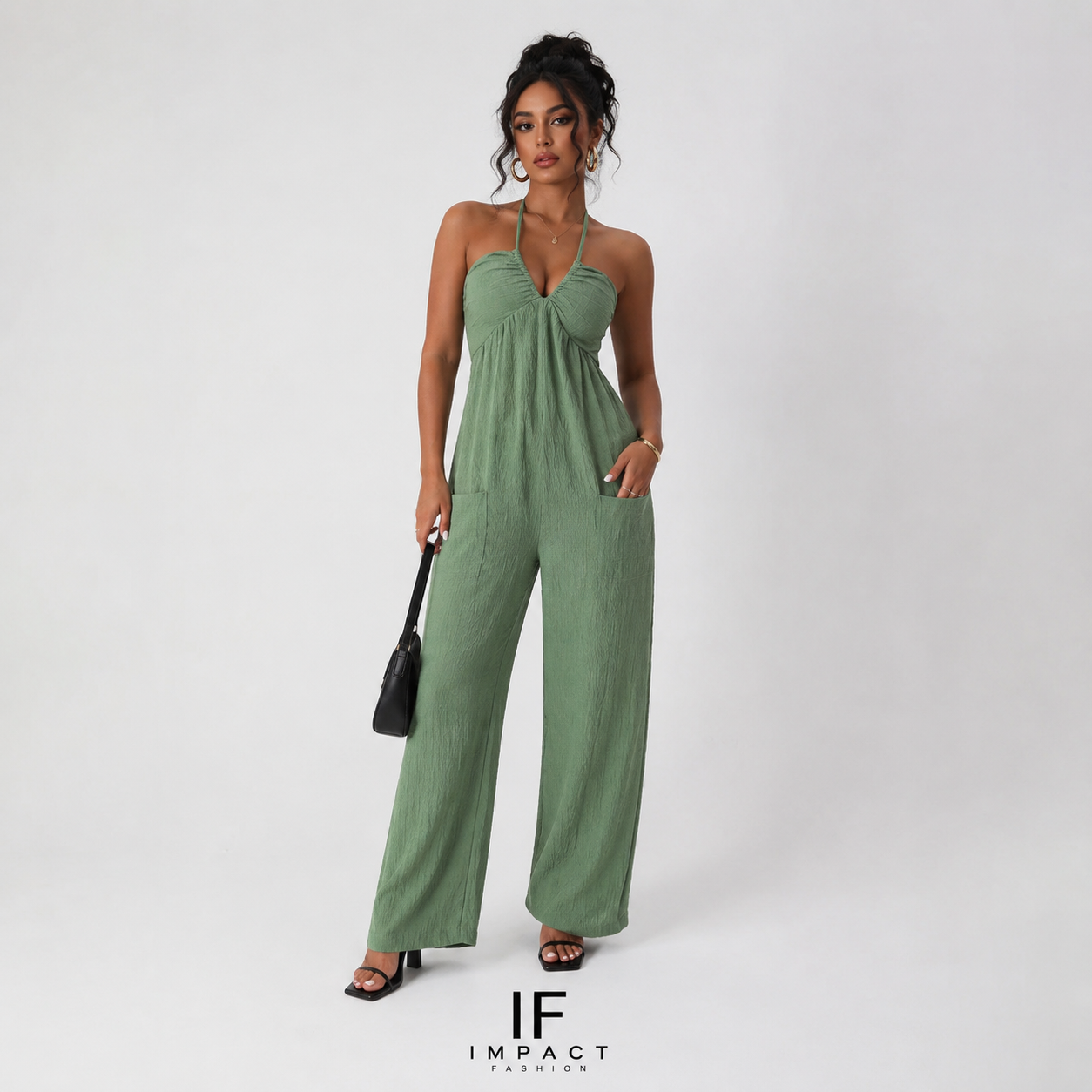 Sage Breeze Jumpsuit