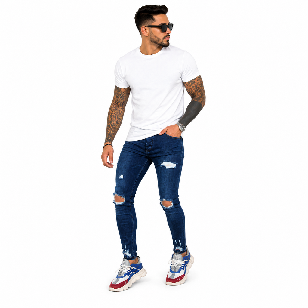 UrbanFlex Ripped Skinny Jeans