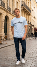 Impact Men's Script T-Shirt — Casual Inspirational Tee with 'Impact' Script Design