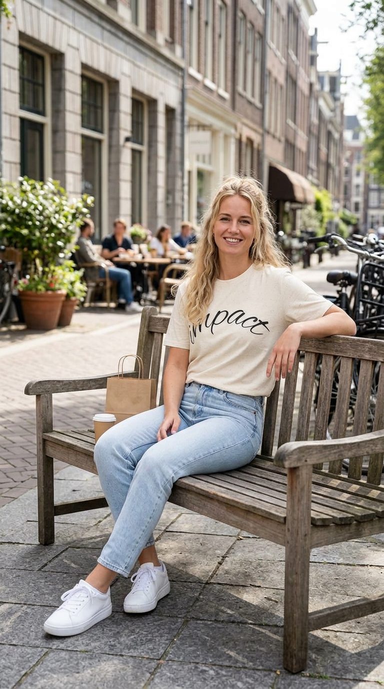 Impact Script T-Shirt  Minimalist Inspirational Tee