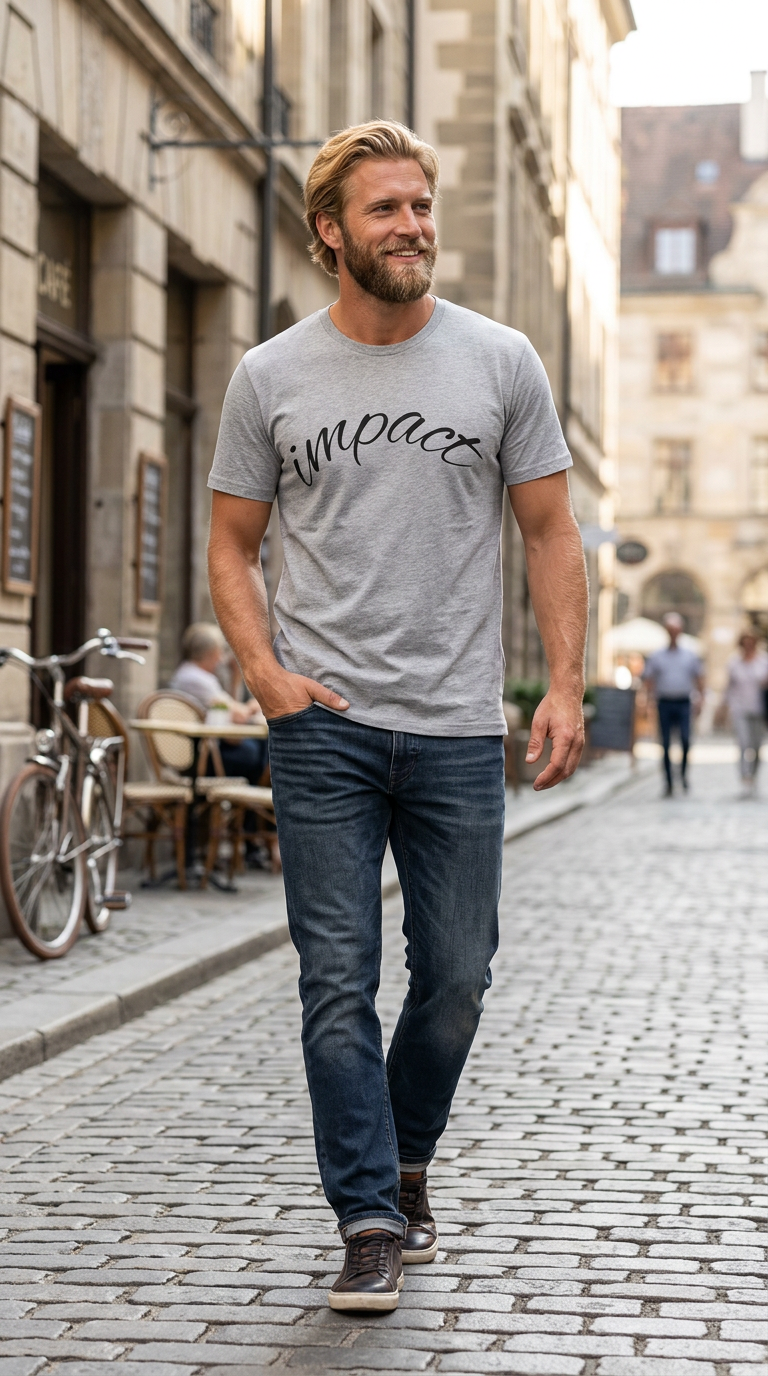 Impact Men's Script T-Shirt