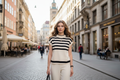Striped Knit Sweater - Stylish and Comfortable Fit