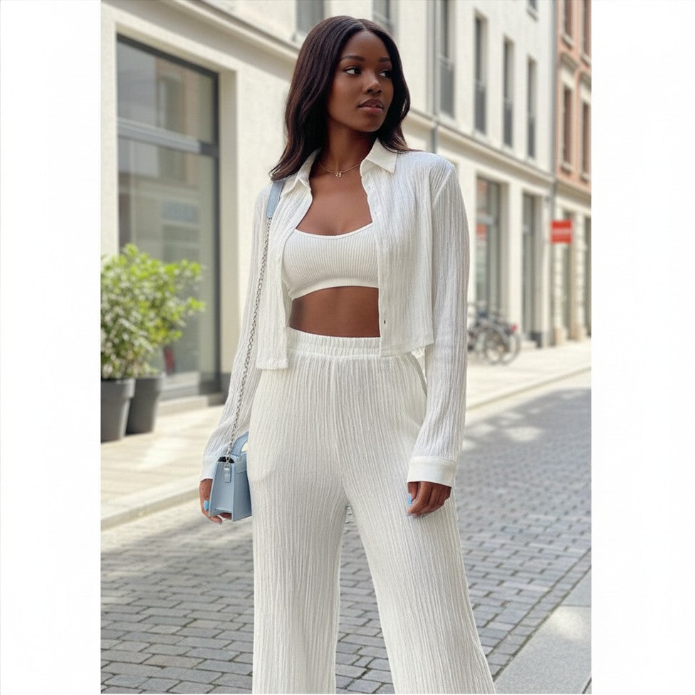 High-Waist Wide-Leg Pants